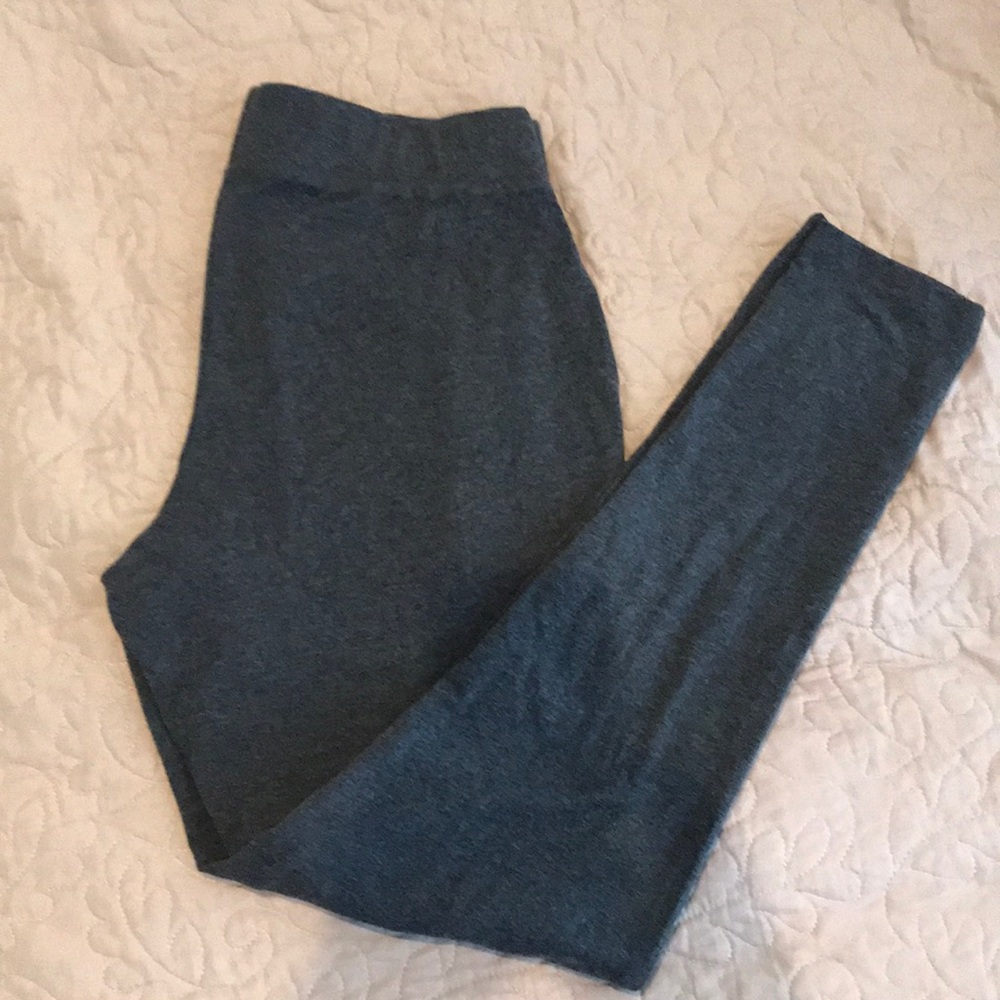 Torrid Leggings (Size 1) Charcoal Heather Gray
